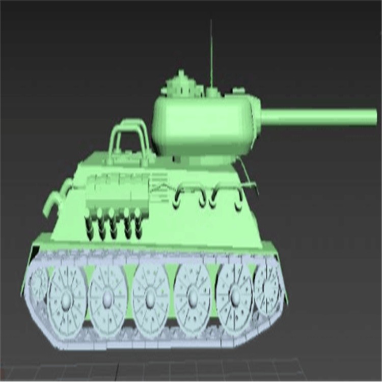 绿园充气军用坦克模型